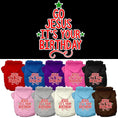 Load image into Gallery viewer, Christmas Pet Hoodie "Go Jesus, It's Your Birthday"