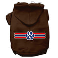 Load image into Gallery viewer, Pet Hoodie "Patriotic Star Paw"