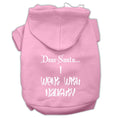 Load image into Gallery viewer, Christmas Pet Hoodie, "Dear Santa, I Went With Naughty"