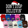 Load image into Gallery viewer, Christmas Pet Hoodie, "Don't Stop Believin"
