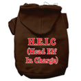 Load image into Gallery viewer, Christmas Pet Hoodie "Head Elf In Charge"