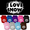 Load image into Gallery viewer, I Love Snow Christmas Pet Hoodie