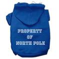 Load image into Gallery viewer, Christmas Pet Hoodie "Property of North Pole"