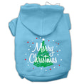 Load image into Gallery viewer, Christmas Pet Hoodie Screen Printed, "Scribble Merry Christmas"