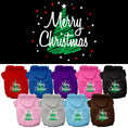Load image into Gallery viewer, Christmas Pet Hoodie Screen Printed, "Scribble Merry Christmas"