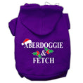 Load image into Gallery viewer, Christmas Pet Hoodie Screen Printed, "Aberdoggie & Fetch"