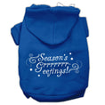 Load image into Gallery viewer, Christmas Pet Hoodie Screen Printed, "Season's Greetings"