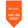 Load image into Gallery viewer, Christmas Pet and Dog Bandana, "Dear Santa... I Went With Naughty"