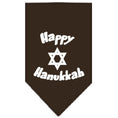 Load image into Gallery viewer, Pet and Dog Bandana Screen Printed, "Happy Hanukkah"