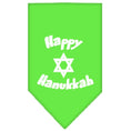 Load image into Gallery viewer, Pet and Dog Bandana Screen Printed, "Happy Hanukkah"