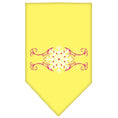 Load image into Gallery viewer, Christmas Pet and Dog Bandana Screen Printed, "Pink Snowflake Swirls"
