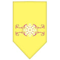 Load image into Gallery viewer, Christmas Pet and Dog Bandana Screen Printed, "Pink Snowflake Swirls"