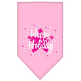 Load image into Gallery viewer, Christmas Pet and Dog Bandana Screen Printed, "Scribble Happy Holidays"