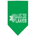 Load image into Gallery viewer, Christmas Pet and Dog Bandana, "All Of My Friends Are Flakes"