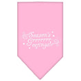 Load image into Gallery viewer, Christmas Pet and Dog Bandana Screen Printed, "Season's Greetings"