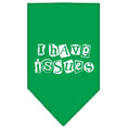 Load image into Gallery viewer, Pet and Dog Bandana Screen Printed, "I Have Issues"
