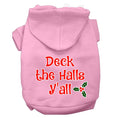 Load image into Gallery viewer, Christmas Pet Hoodie Screen Printed, "Deck the Halls Y'all"
