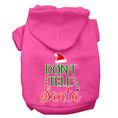 Load image into Gallery viewer, Christmas Pet Hoodie, "Don't Tell Santa"