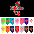 Load image into Gallery viewer, Christmas Pet and Dog Bandana Screen Printed, "Middle Elf"