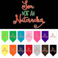Load image into Gallery viewer, Christmas Pet and Dog Bandana Screen Printed, "Son Of A Nutcracker"