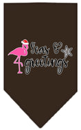 Load image into Gallery viewer, Christmas Pet and Dog Bandana Screen Printed, "Seas & Greetings"