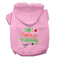 Load image into Gallery viewer, Christmas Pet Hoodie "I Can't, Santa Is Watching"