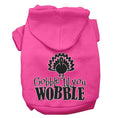 Load image into Gallery viewer, Thanksgiving Pet, Dog and Cat Hoodie, "Gobble 'Til You Wobble"