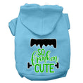 Load image into Gallery viewer, Halloween Pet Hoodie "So Franken Cute"