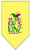 Load image into Gallery viewer, Pet and Dog Bandana Screen Printed, "Mardi Gras King"
