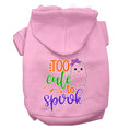 Load image into Gallery viewer, Halloween Pet Hoodie, "Too Cute To Spook Girly Ghost"
