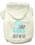Load image into Gallery viewer, Pet Hoodie "Elsa, The Cold Bothers Us"