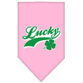 Load image into Gallery viewer, Pet and Dog Bandana Screen Printed, "Lucky Swoosh"
