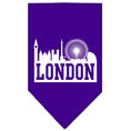 Load image into Gallery viewer, Pet and Dog Bandana Screen Printed, "London Skyline"
