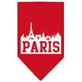 Load image into Gallery viewer, Pet and Dog Bandana Screen Printed, "Paris Skyline"