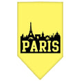 Load image into Gallery viewer, Pet and Dog Bandana Screen Printed, "Paris Skyline"