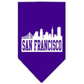 Load image into Gallery viewer, Pet and Dog Bandana Screen Printed, "San Francisco Skyline"