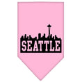 Load image into Gallery viewer, Pet and Dog Bandana Screen Printed, "Seattle Skyline"