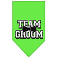Load image into Gallery viewer, Pet and Dog Bandana Screen Printed, "Team Groom"