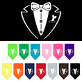 Load image into Gallery viewer, Pet and Dog Bandana Screen Printed, "Tuxedo"