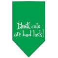 Load image into Gallery viewer, Halloween Pet and Dog Bandana Screen Printed, "Black Cats are Bad Luck"