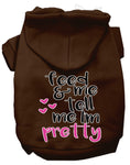 Load image into Gallery viewer, Pet Hoodie "Feed Me, & Tell Me I'm Pretty"