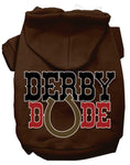 Load image into Gallery viewer, Pet, Dog & Cat Hoodie Screen Printed, "Derby Dude"