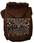 Load image into Gallery viewer, Pet Hoodie "Everyday I'm Mugglin"