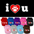 Load image into Gallery viewer, Pet Hoodie "I Love U"