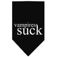 Load image into Gallery viewer, Halloween Pet and Dog Bandana Screen Printed, "Vampires Suck"
