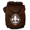 Load image into Gallery viewer, Pet Hoodie "Henna Fleur De Lis"