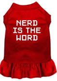 Load image into Gallery viewer, Pet Dress "Nerd Is The Word"