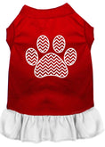 Load image into Gallery viewer, Pet Dress "Chevron Paw"