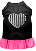 Load image into Gallery viewer, Pet Dress "Chevron Heart"