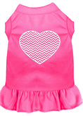 Load image into Gallery viewer, Pet Dress "Chevron Heart"